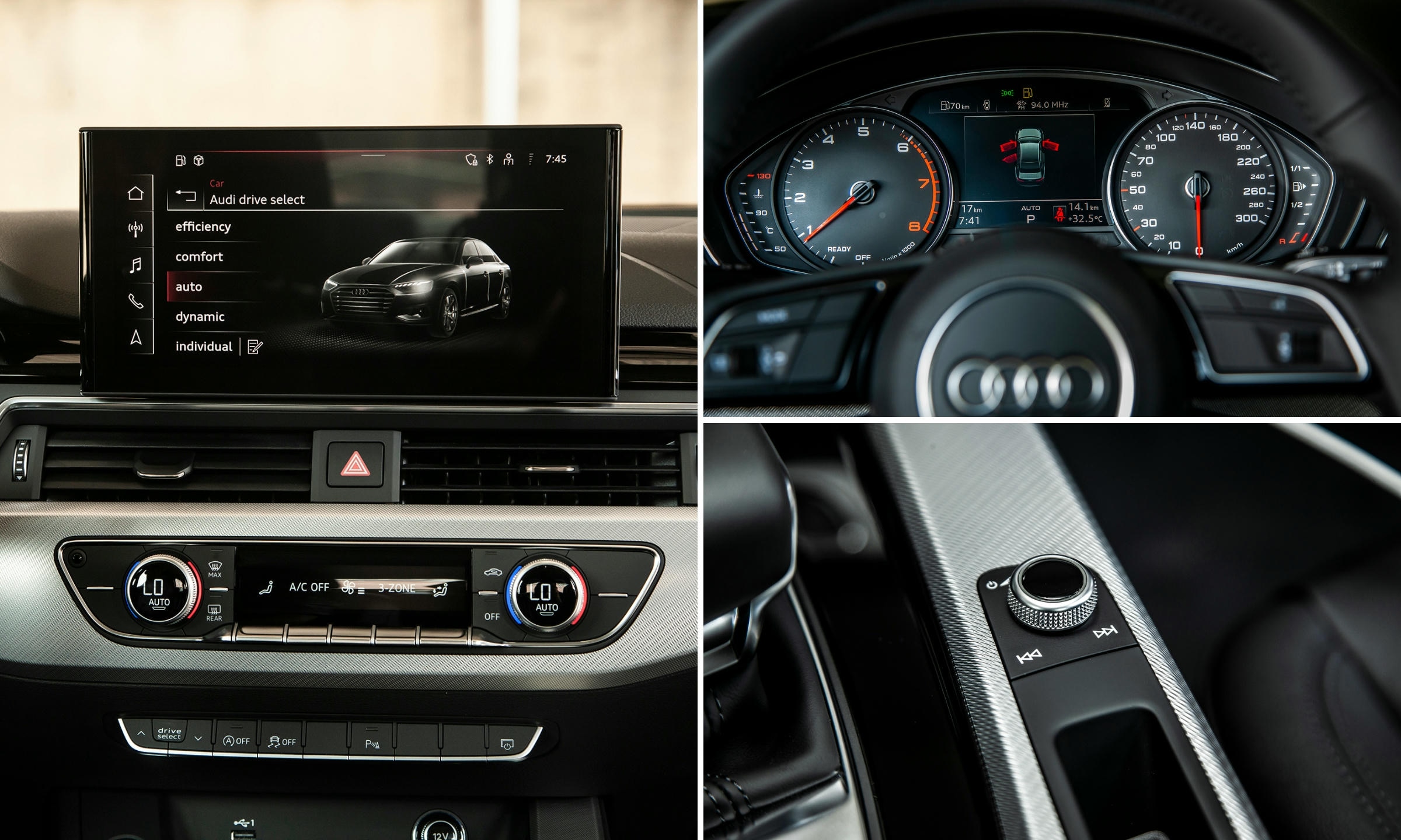 công nghệ - tiện nghi trên audi a4 2025