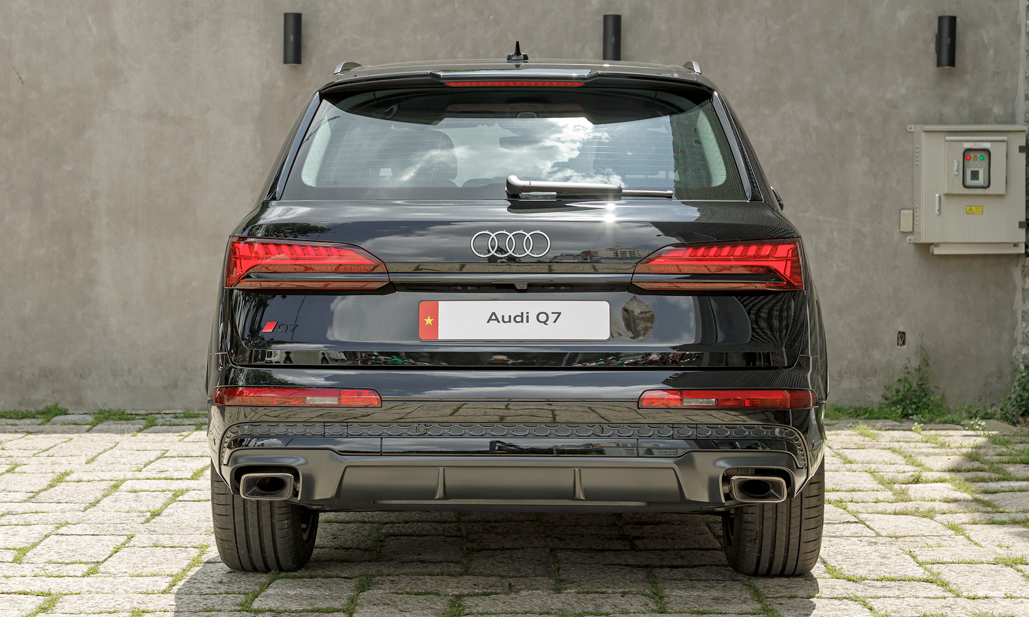 Phần đuôi xe Audi Q7 2024