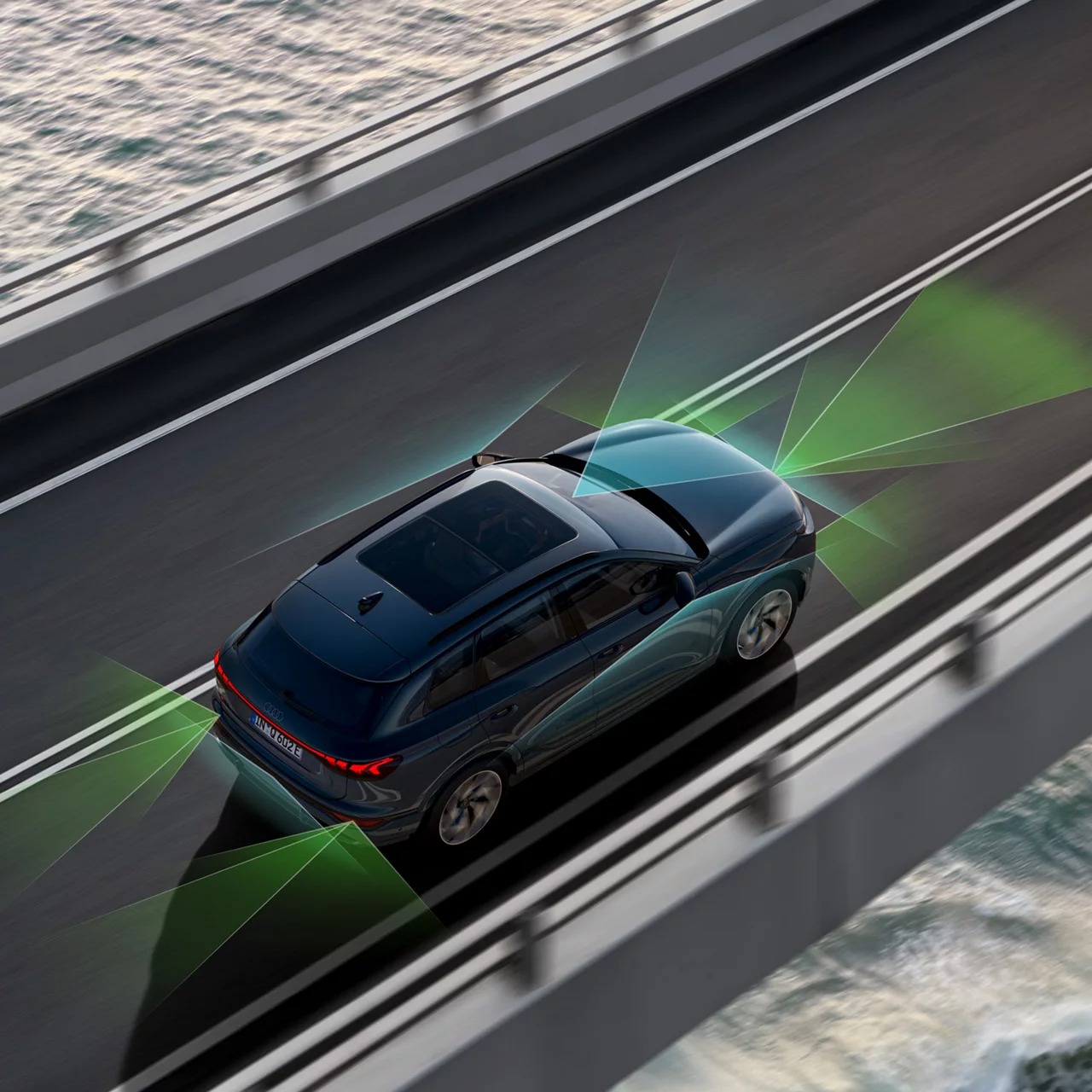An tâm và thư thái hơn với các hệ thống hỗ trợ lái trên Audi Q6 E-Tron