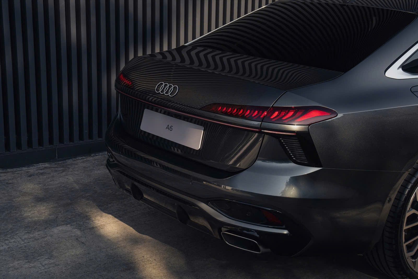 phan duoi xe audi a6 2026 all new ha dat audi